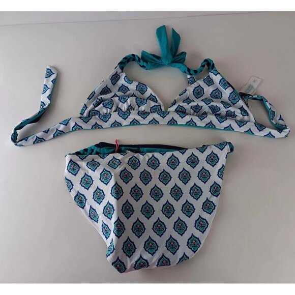 Carve Designs Reversible Bikini Set Top Bottoms Multicolor Women's size X small - Picture 3 of 9
